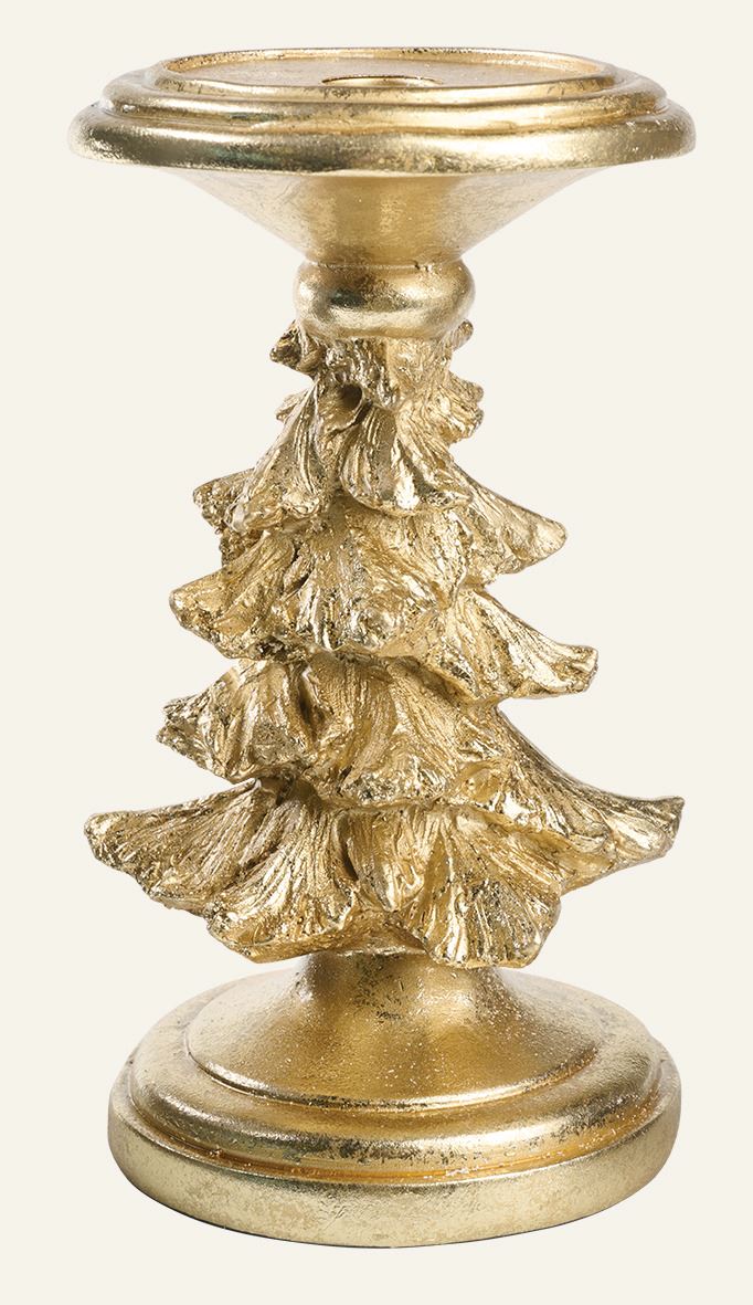 Ljusstake guld - 2