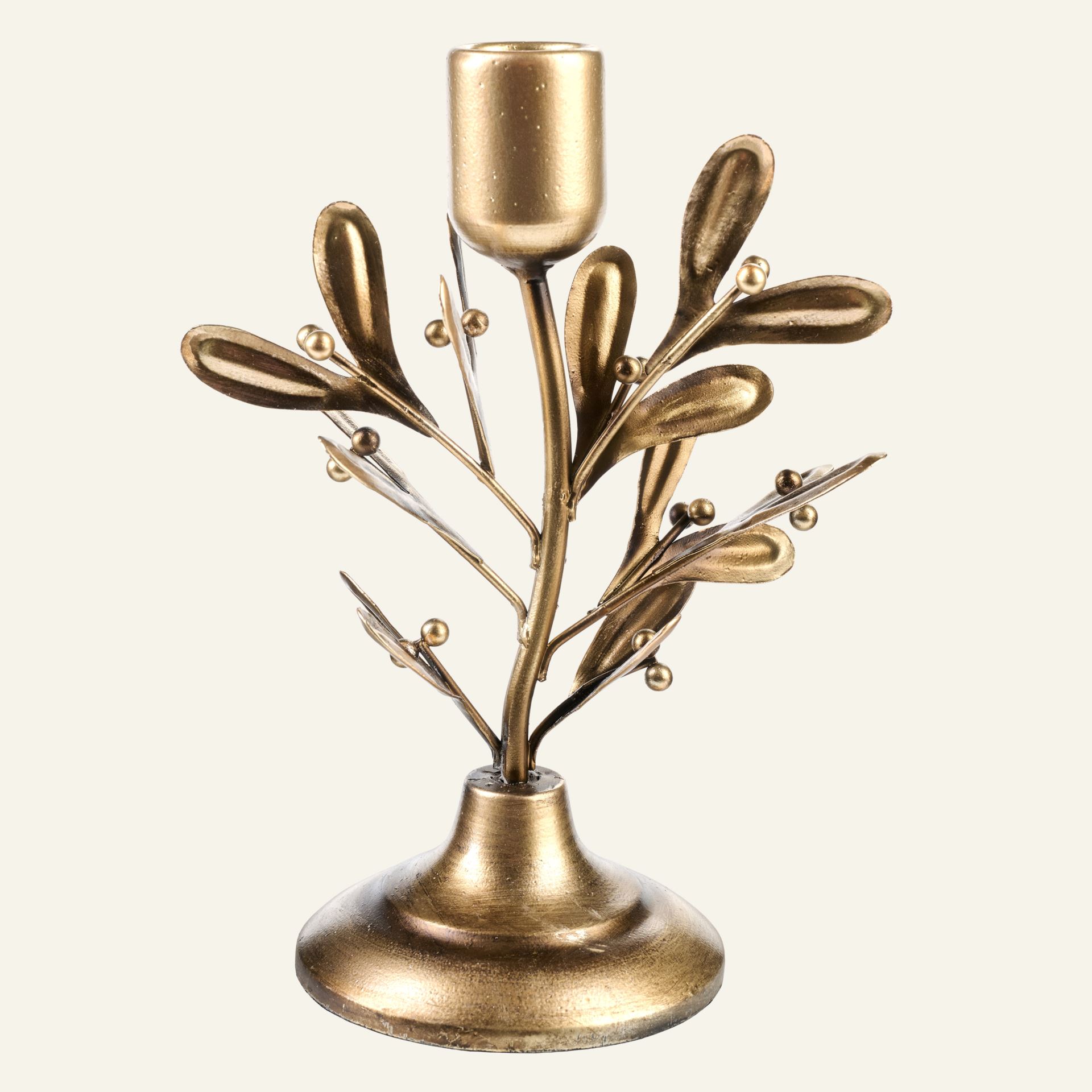 Ljusstake guld - 13,2x9x19,5 guld - 1
