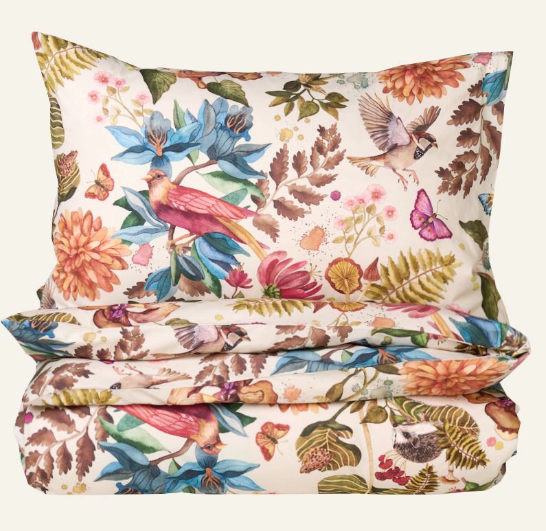 Påslakanset i percale multi - 150x210 cm multi - 1