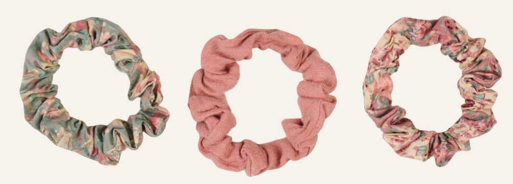 Hårsnodd multi/rosa - 6,5x6,5x0,5 cm multi/rosa - 1
