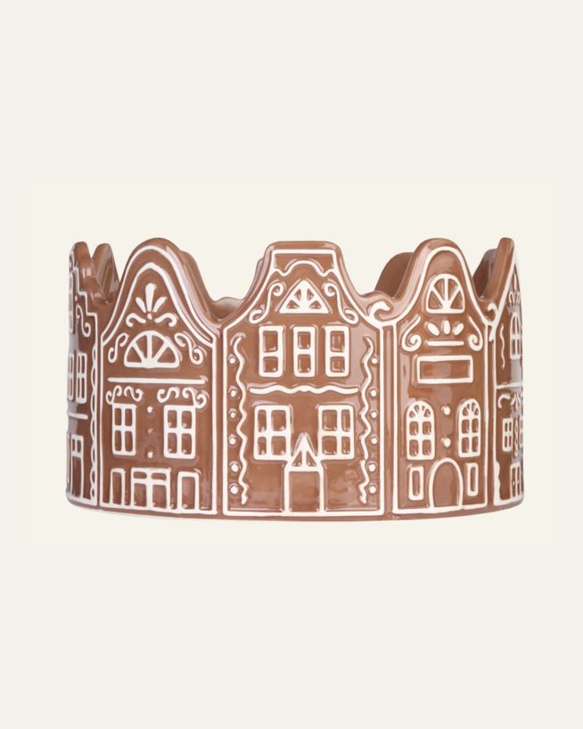 Skål mörkbrun - ø21 h12 cm mörkbrun - 1