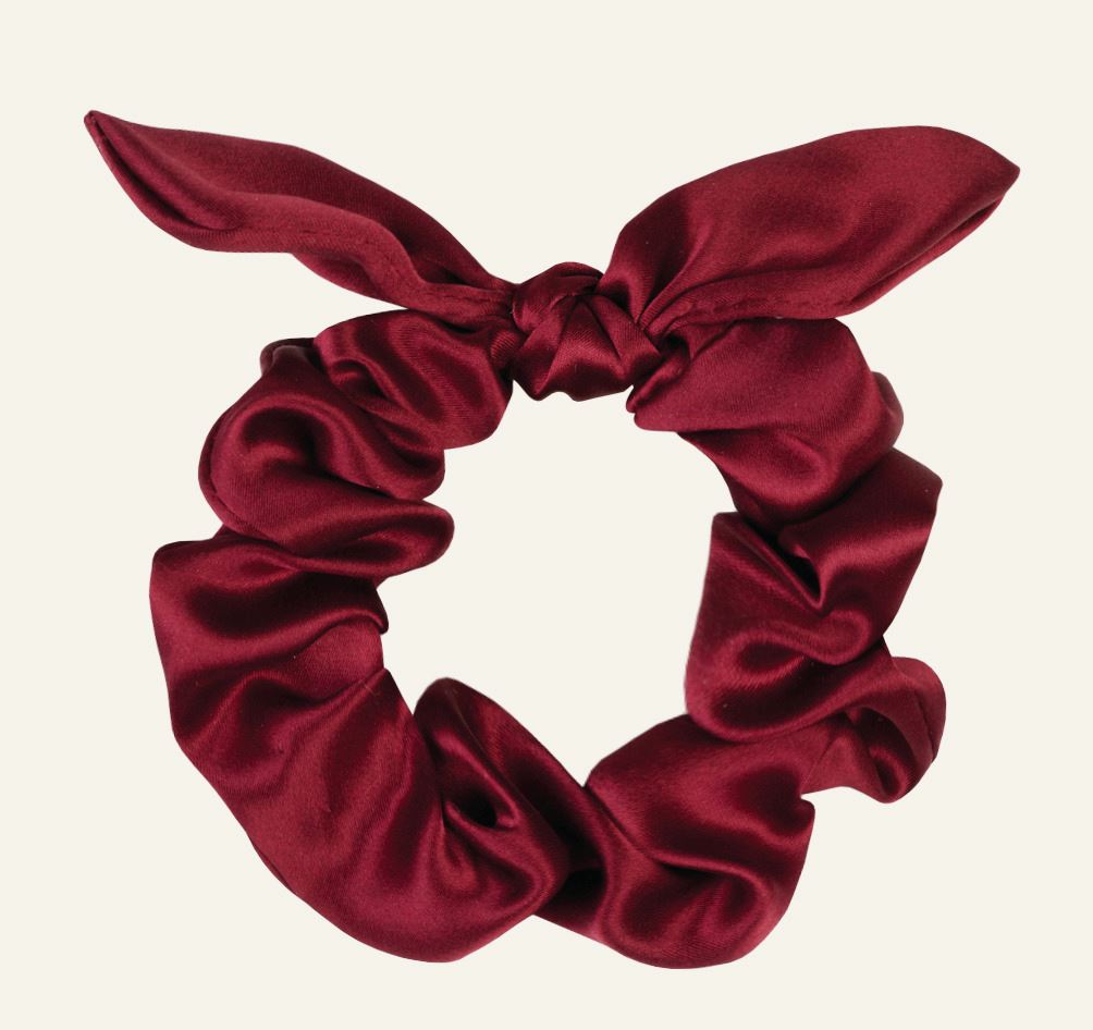 Hårsnodd burgundy - ø8,5 cm burgundy - 1
