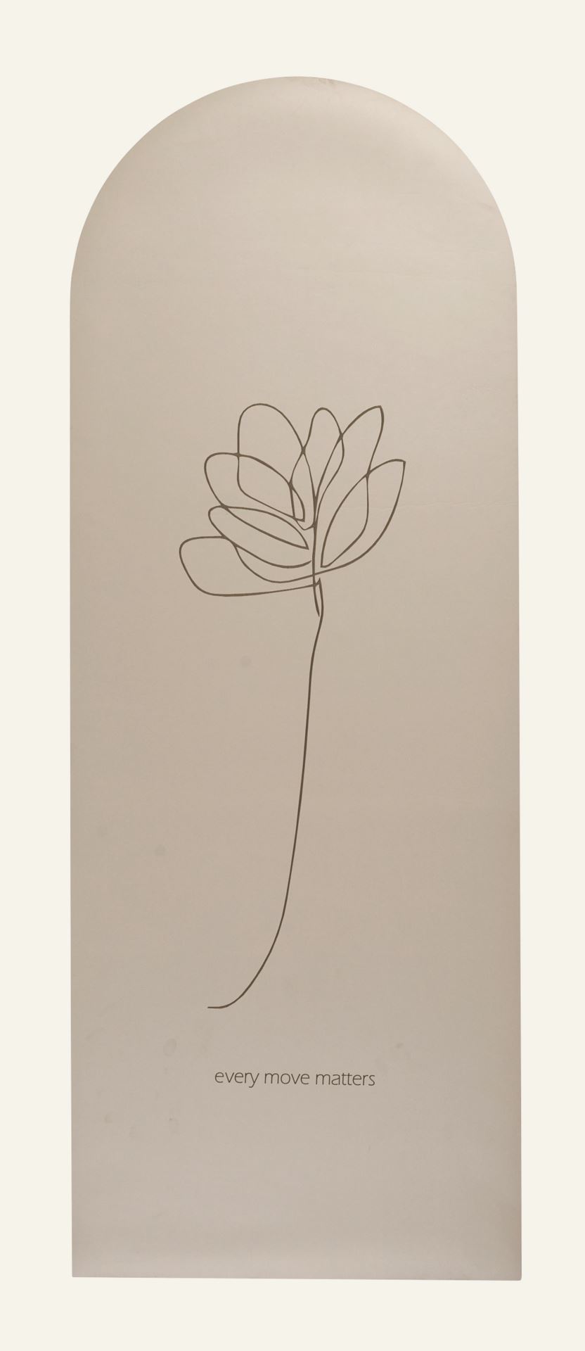 Yogamatta beige - 68x182 cm beige - 1