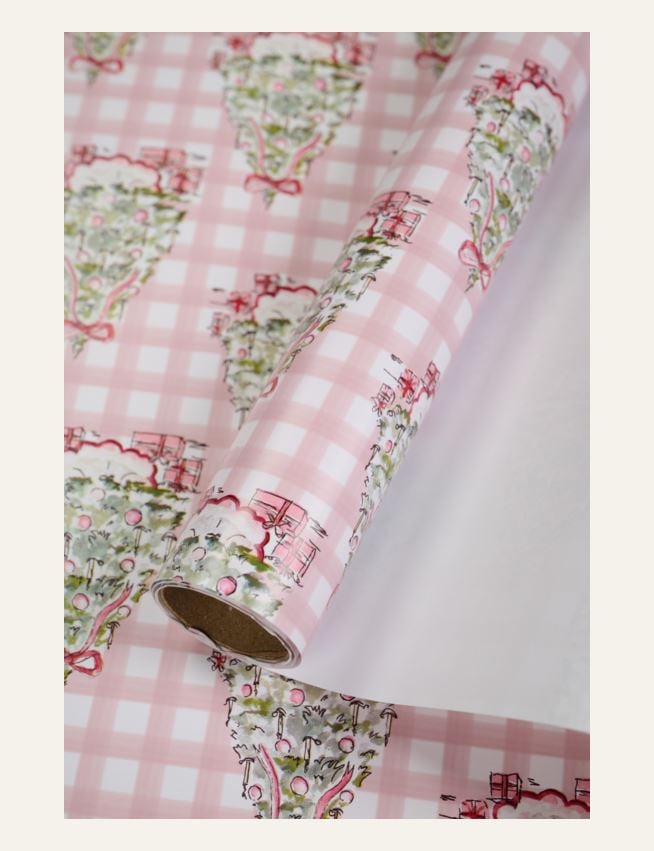 Presentpapper multi/rosa - 2