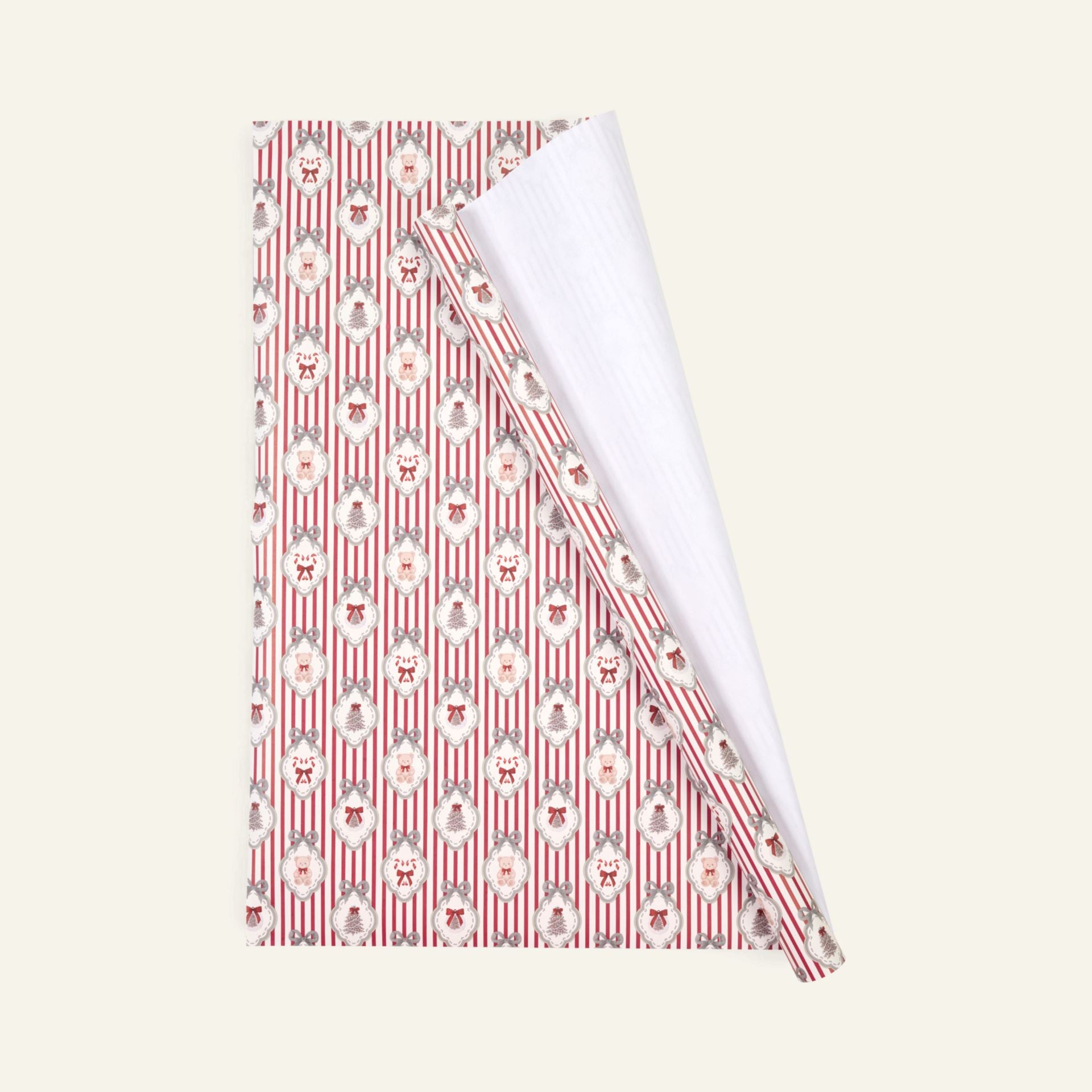Presentpapper multi/vit - 70cm x 3m multi/vit - 1