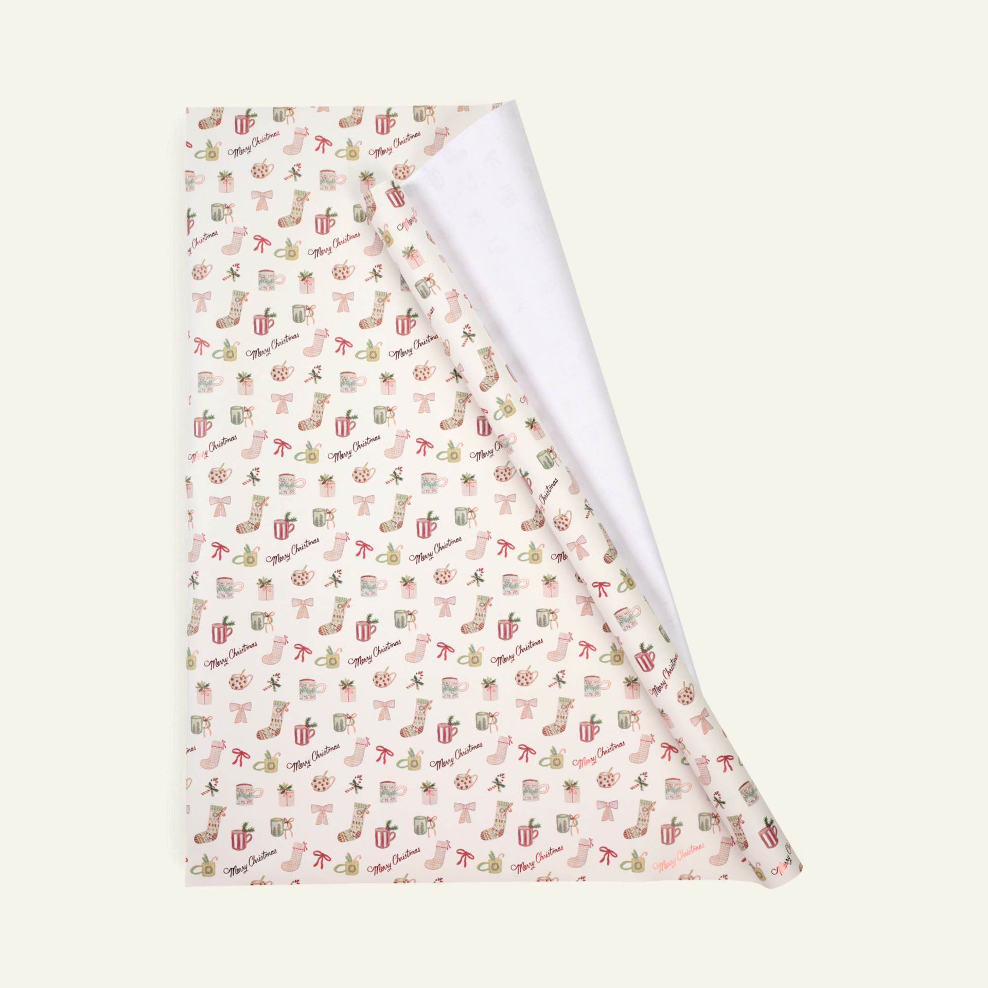Presentpapper multi/vit - 70cm x 3m multi/vit - 1
