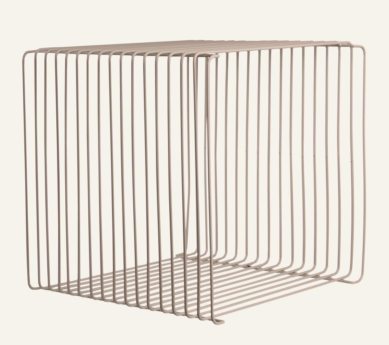 Sidobord beige - 35x35x35 cm beige - 1