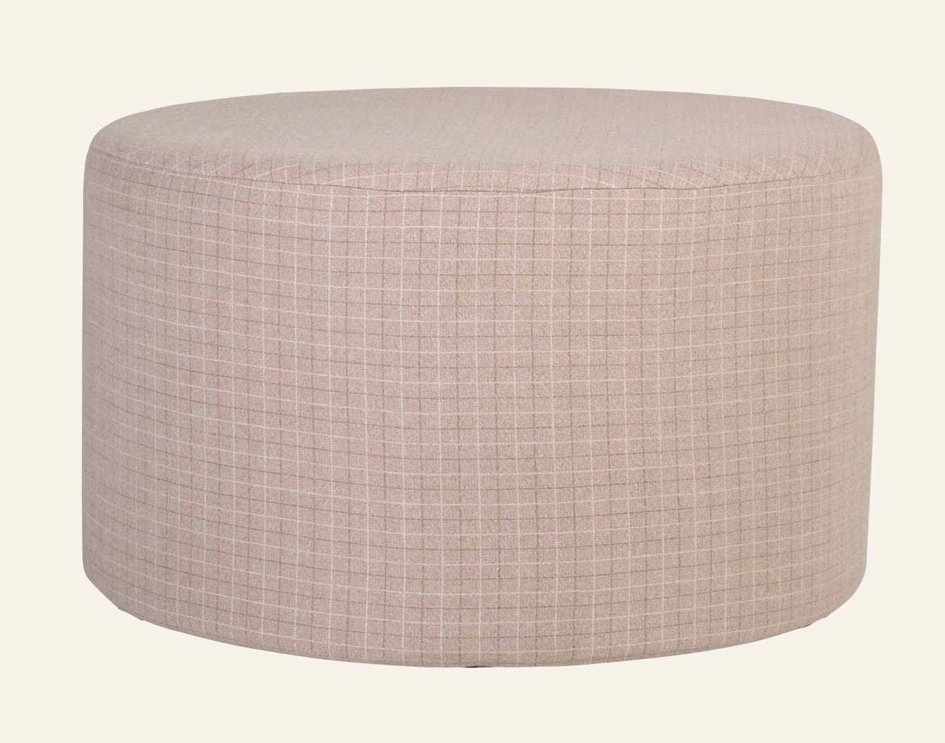 Puff ljusbrun - ø58x34 cm ljusbrun - 1