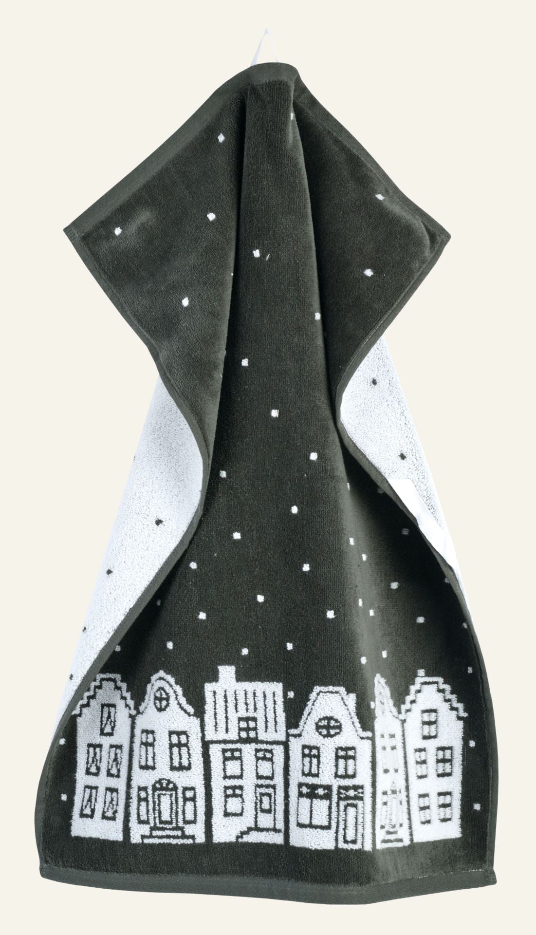 Handduk  mörkgrön - 50x70 cm mörkgrön - 1