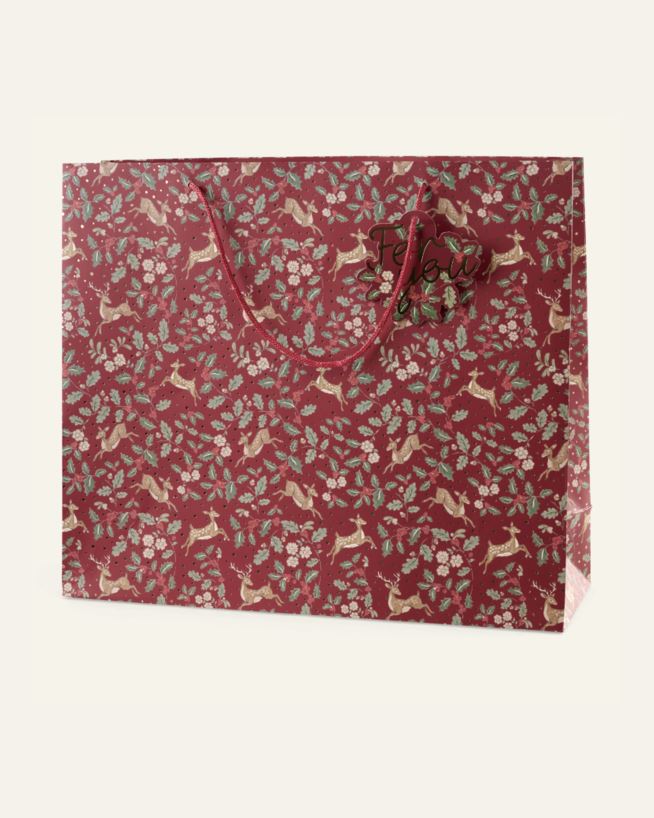 Presentpåse multi/röd - 36x42x14 cm multi/röd - 1