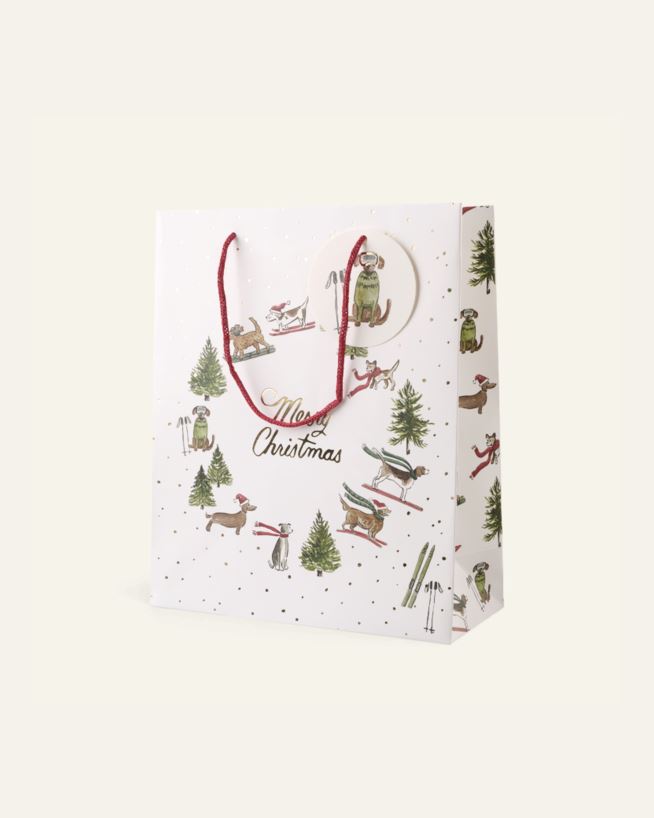 Presentpåse multi/vit - 24x29x10 cm multi/vit - 1