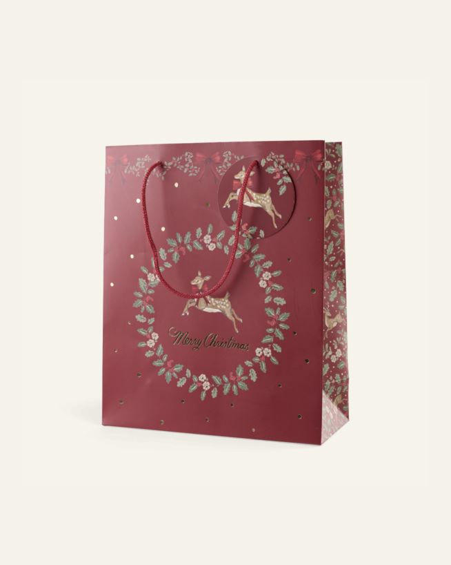 Presentpåse multi/röd - 24x29x10 cm multi/röd - 1