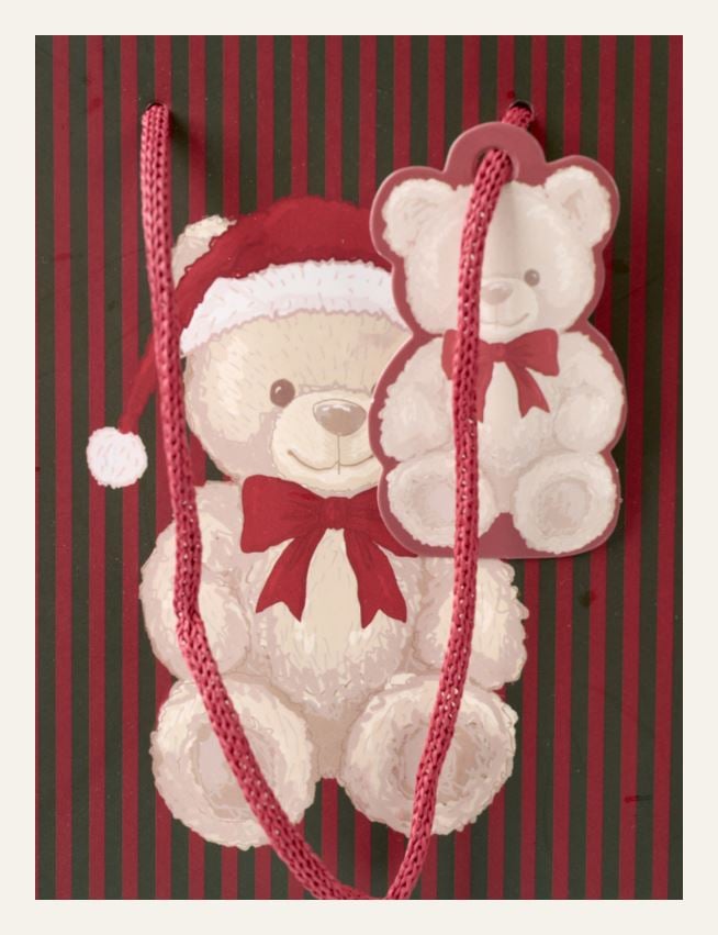 Presentpåse multi/grön - 2