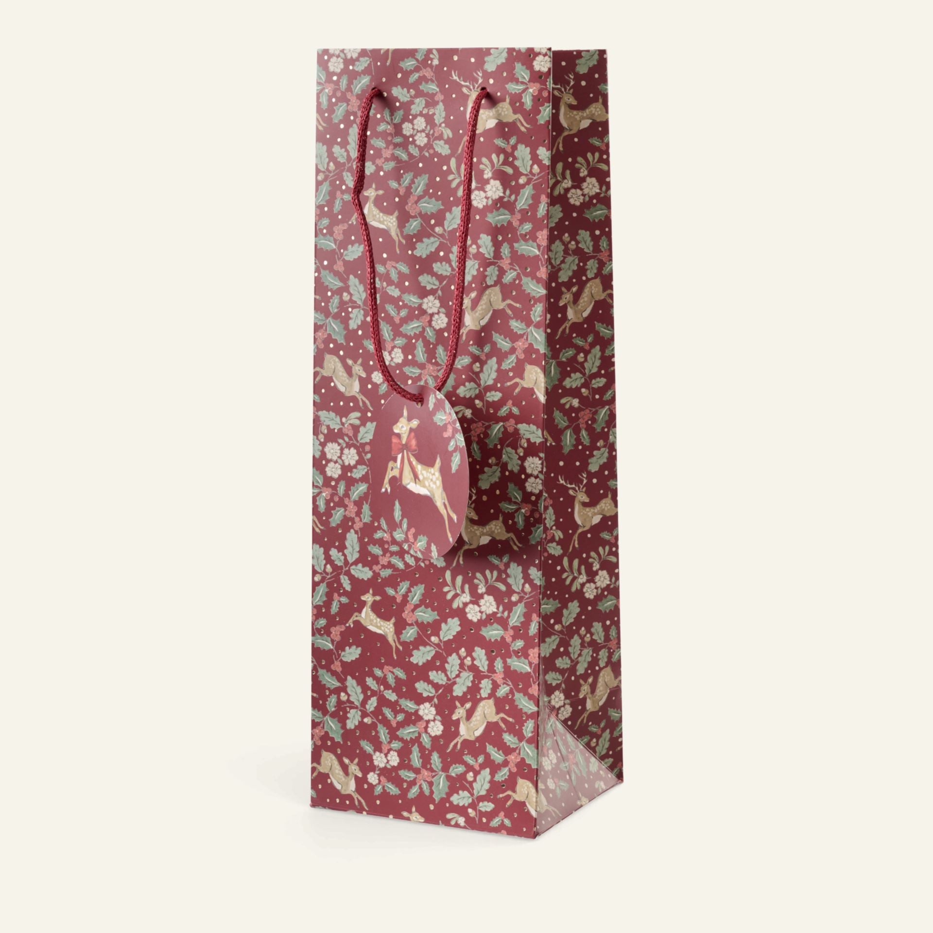 Flaskpåse multi/röd - 12x36x10 cm multi/röd - 1