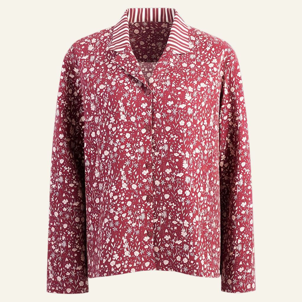 Pyjamastopp burgundy - one size burgundy - 1