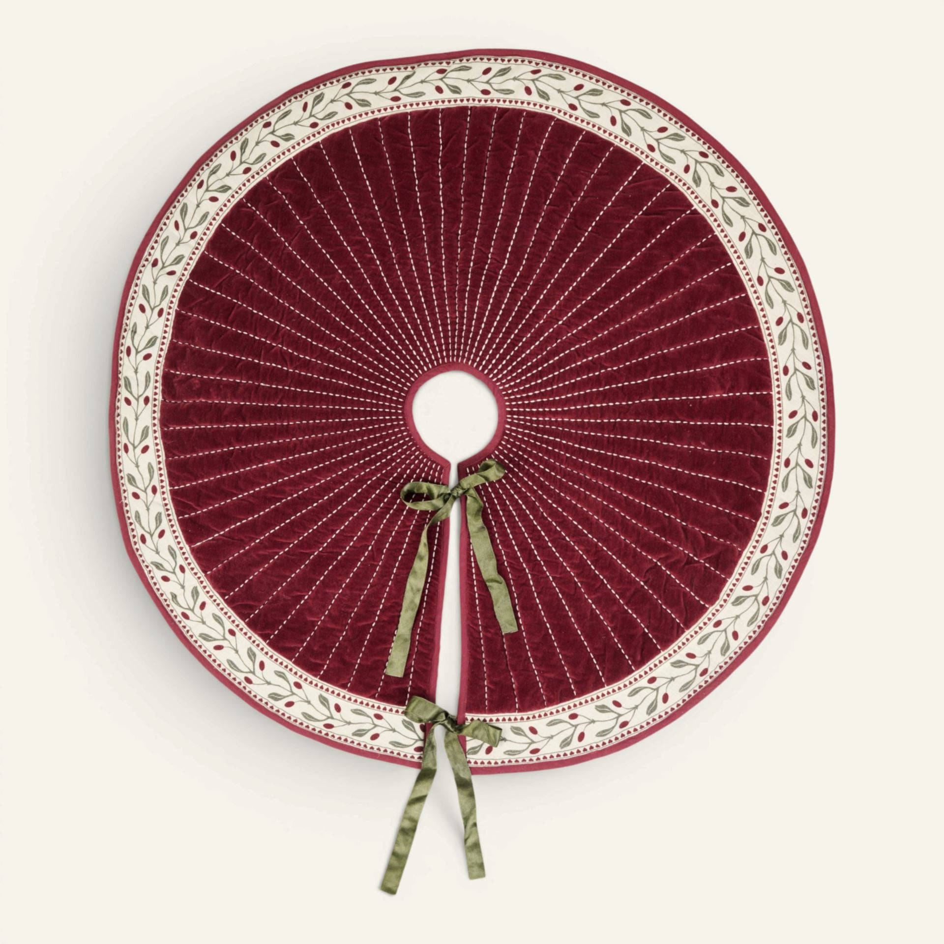 Julgransmatta multi/röd - ø100 cm multi/röd - 1
