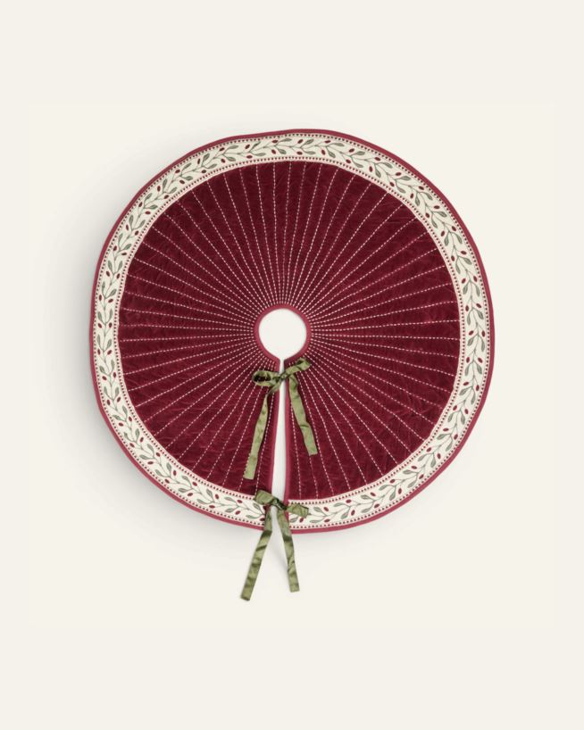 Julgransmatta multi/röd - ø100 cm multi/röd - 1