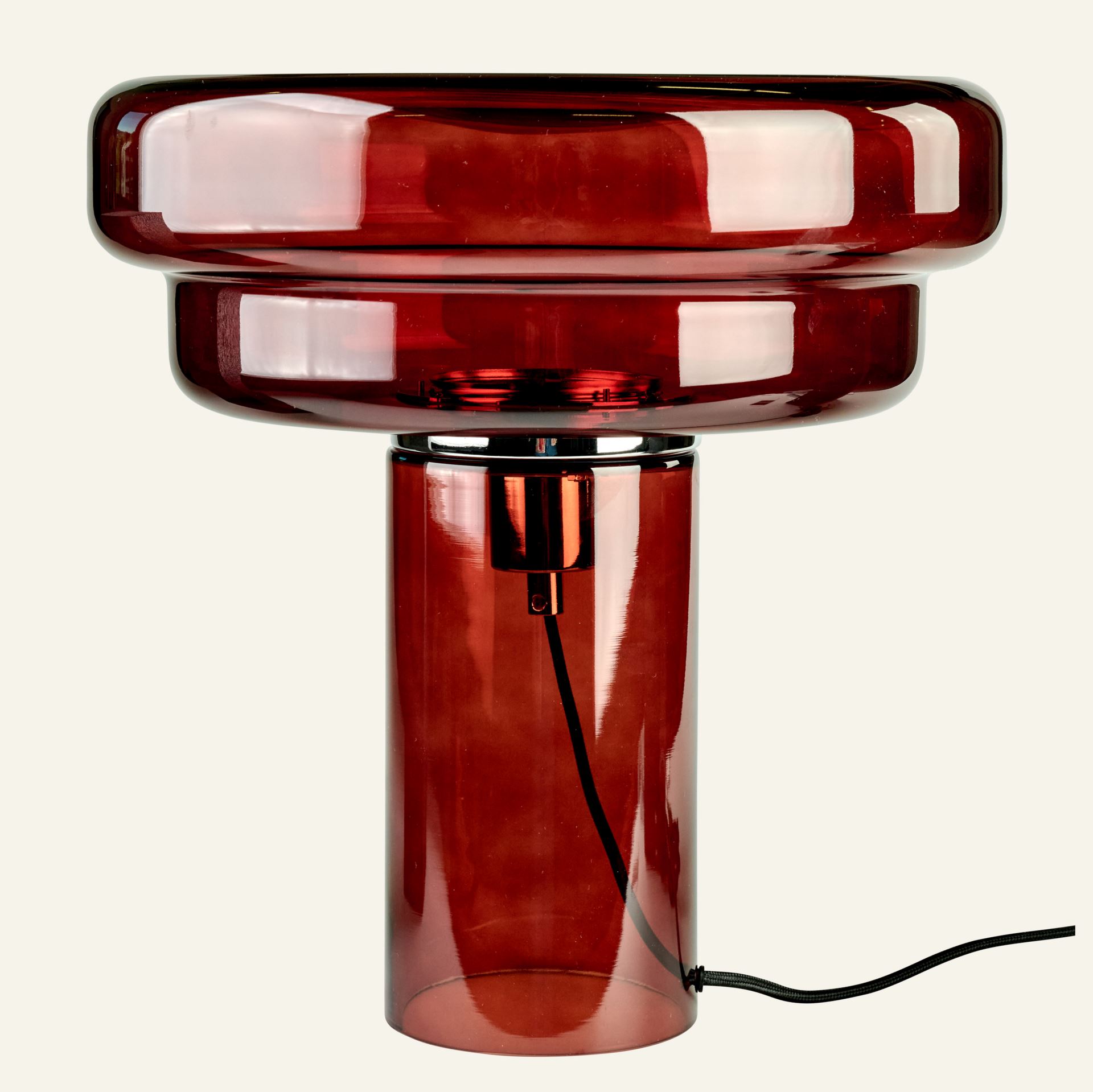 Bordslampa mörkröd - ø35x35 cm mörkröd - 1