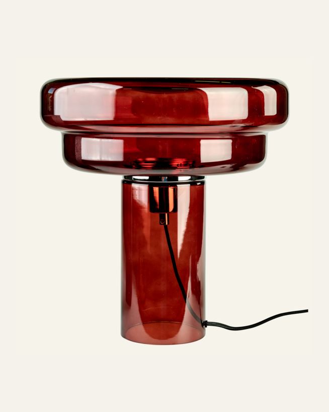 Bordslampa mörkröd - ø35x35 cm mörkröd - 1