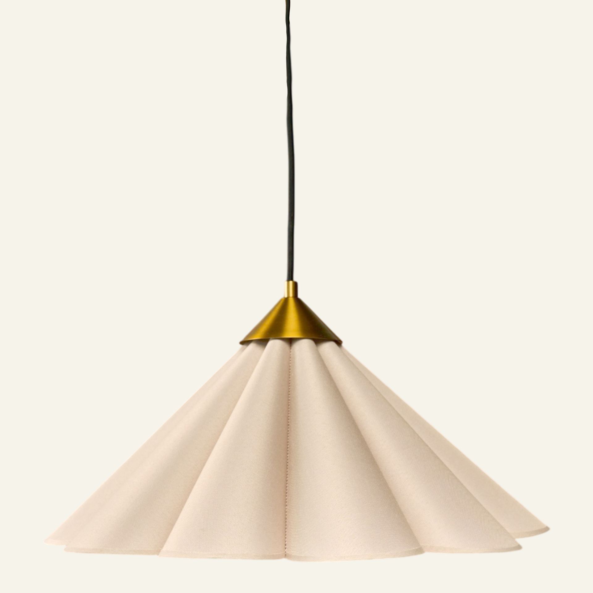 Taklampa natur - ø50x20 cm natur - 1