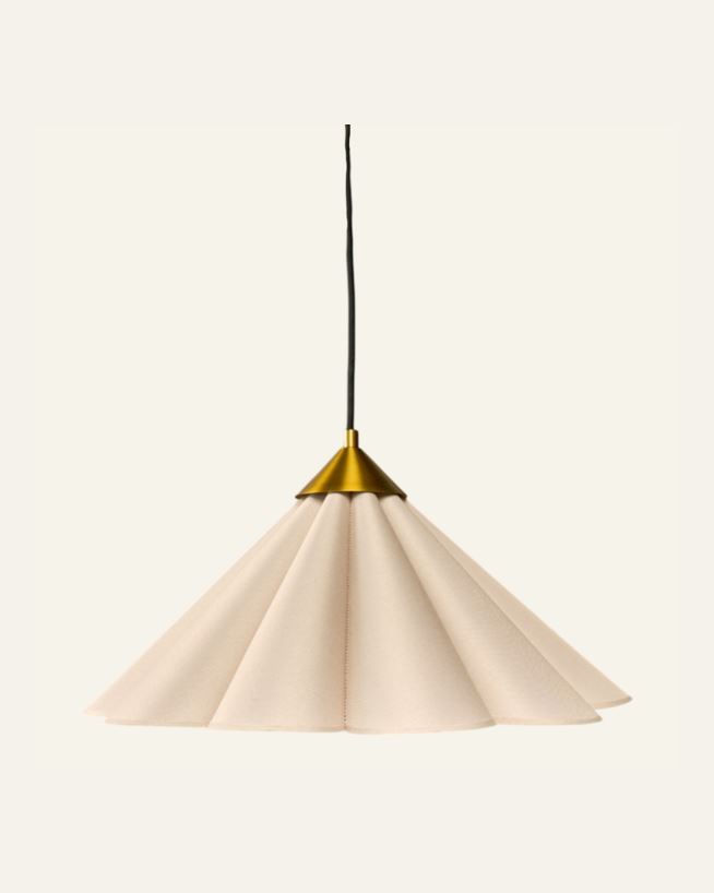 Taklampa natur - ø50x20 cm natur - 1