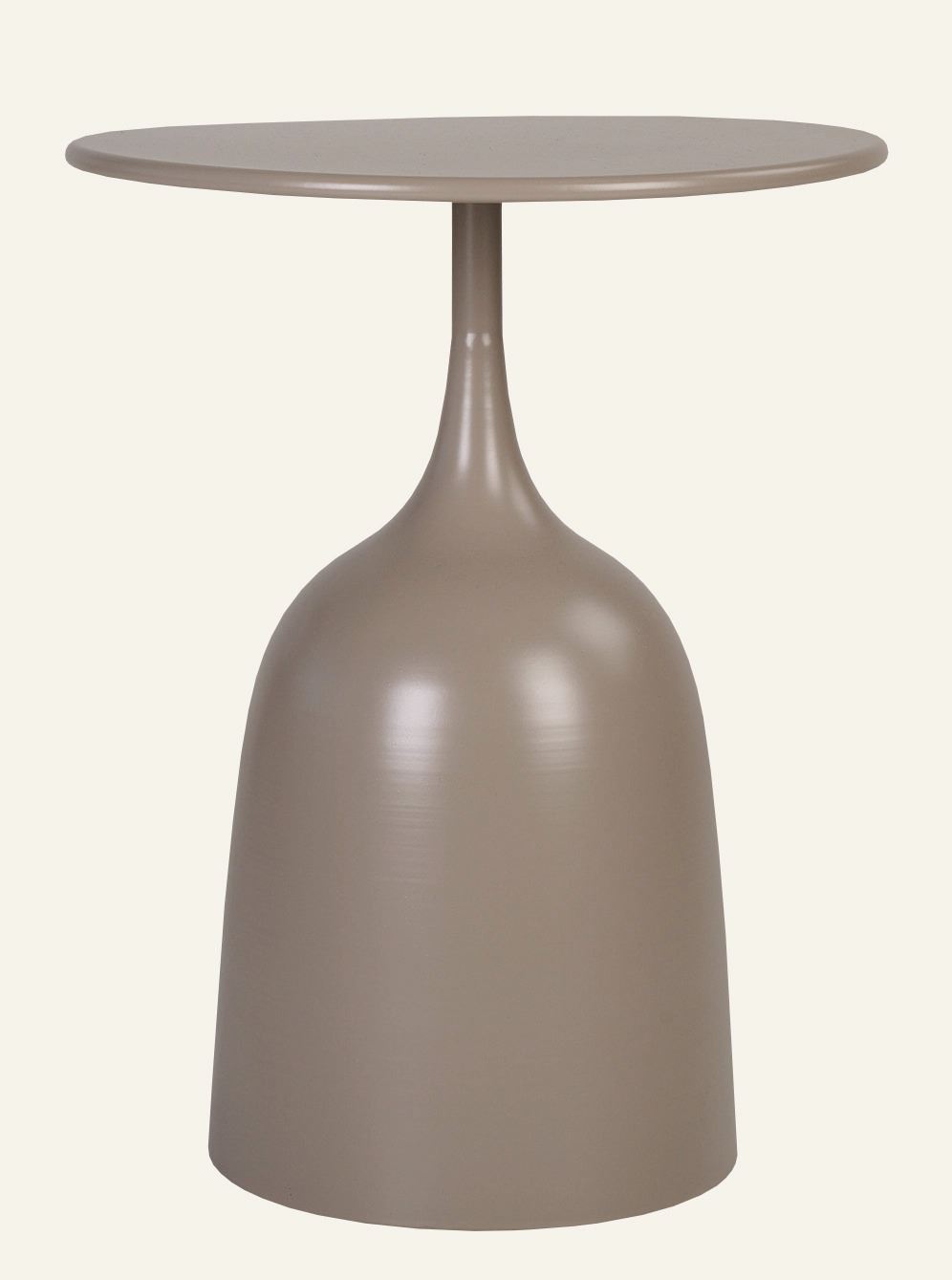 Sidobord mörk beige - ø39x50cm Mörk beige - 1