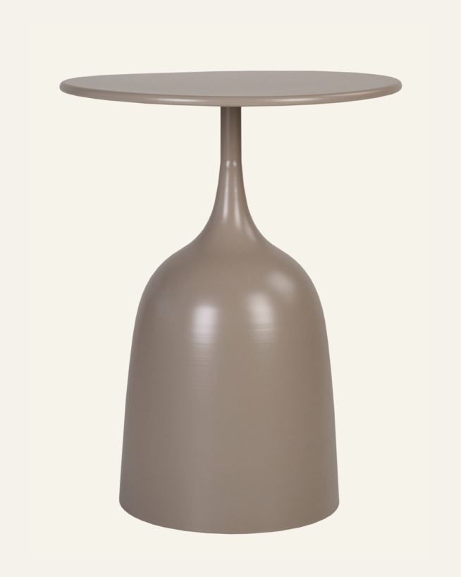 Sidobord mörk beige - ø39x50cm Mörk beige - 1