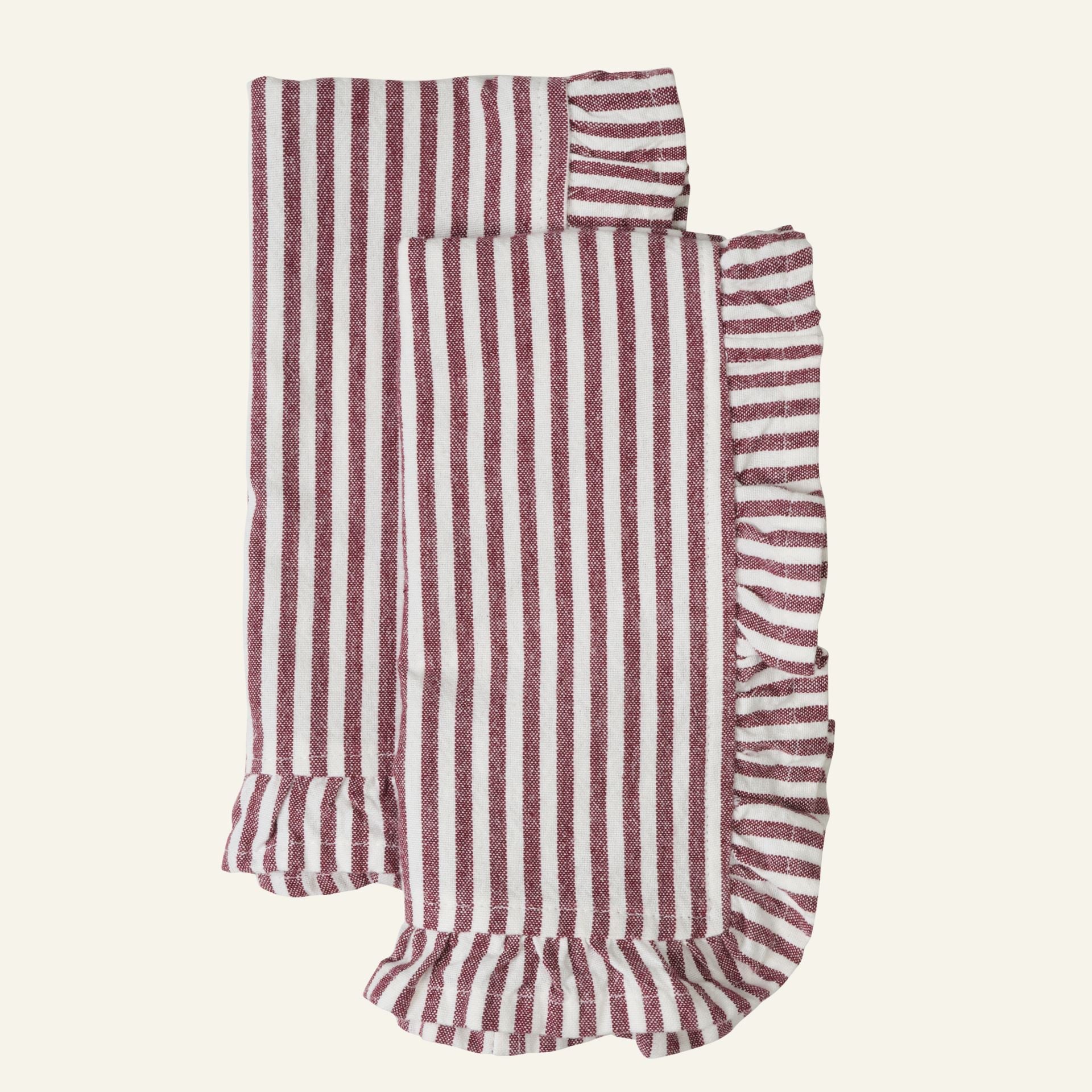 2-pack tygservett röd - 45x45 cm röd - 1
