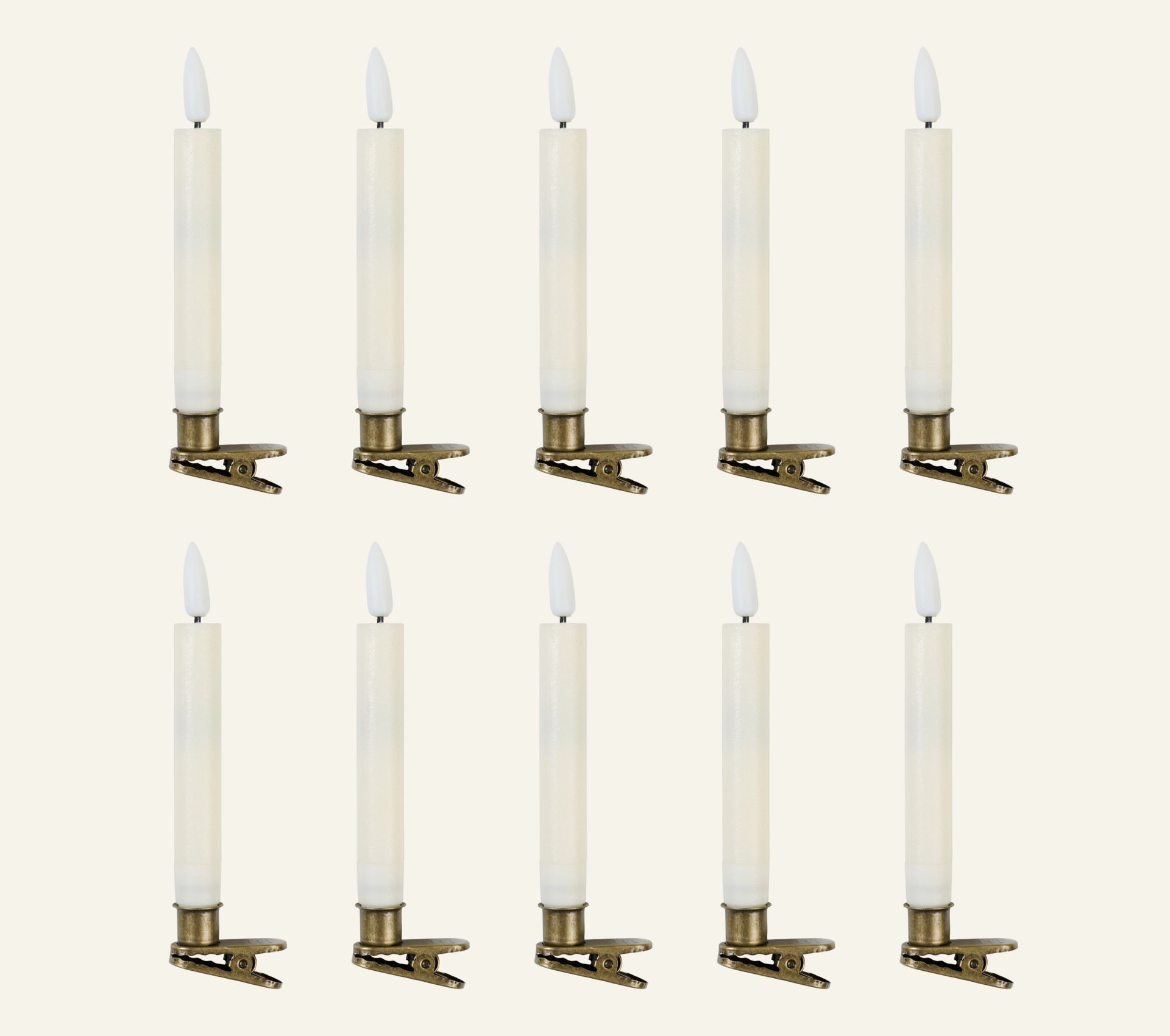 Led-julgransbelysning vit - 1,5x1,5x13 cm vit - 1