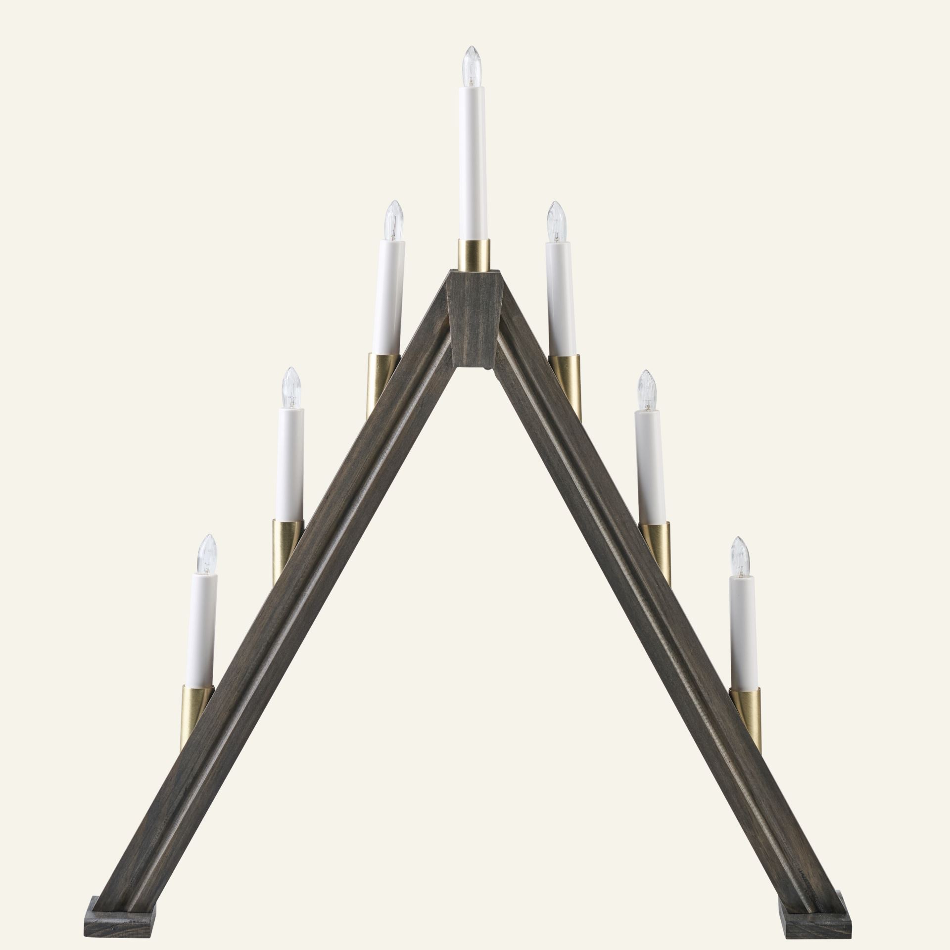 Adventsljusstake grå - 50x7x58,8 cm grå - 1