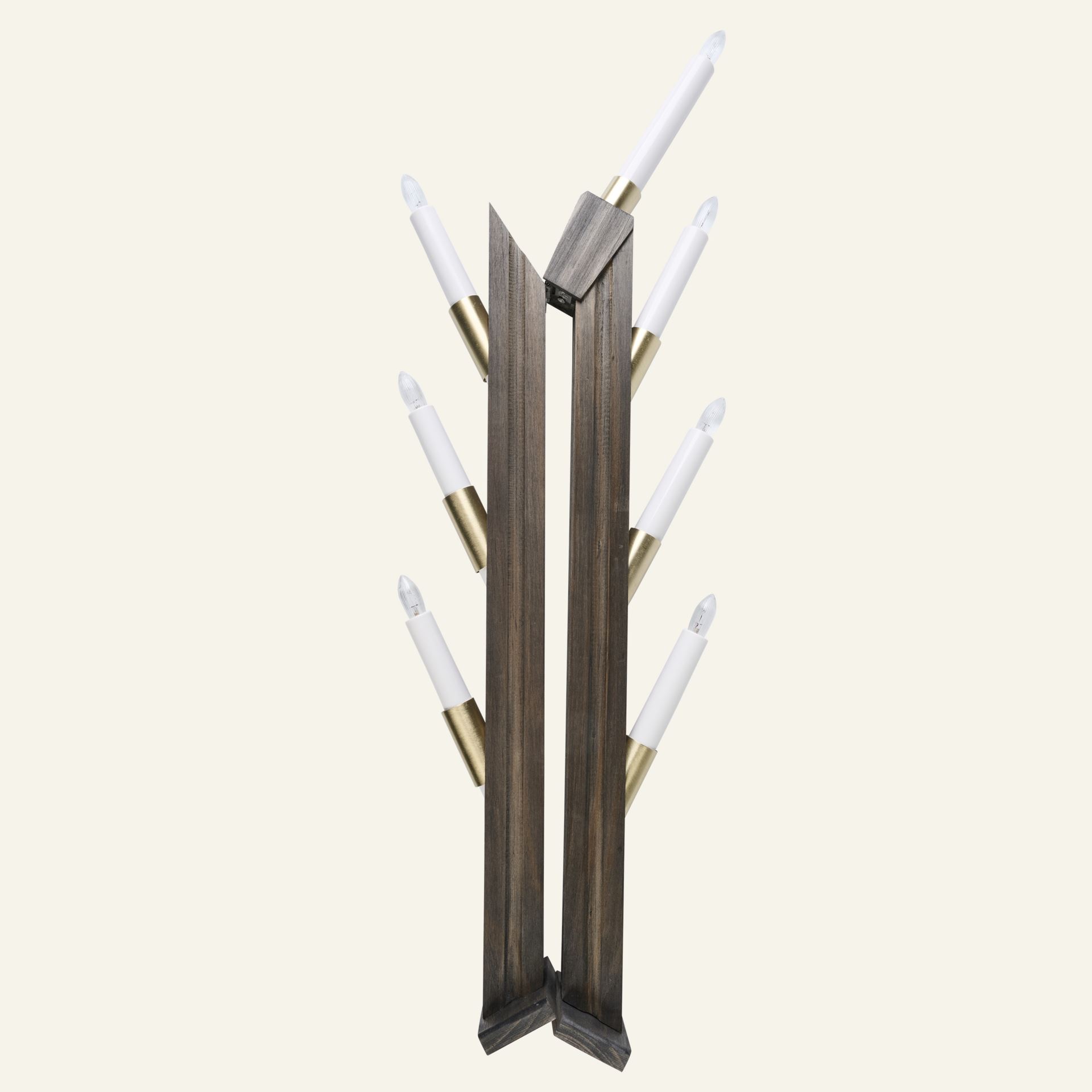 Adventsljusstake grå - 2