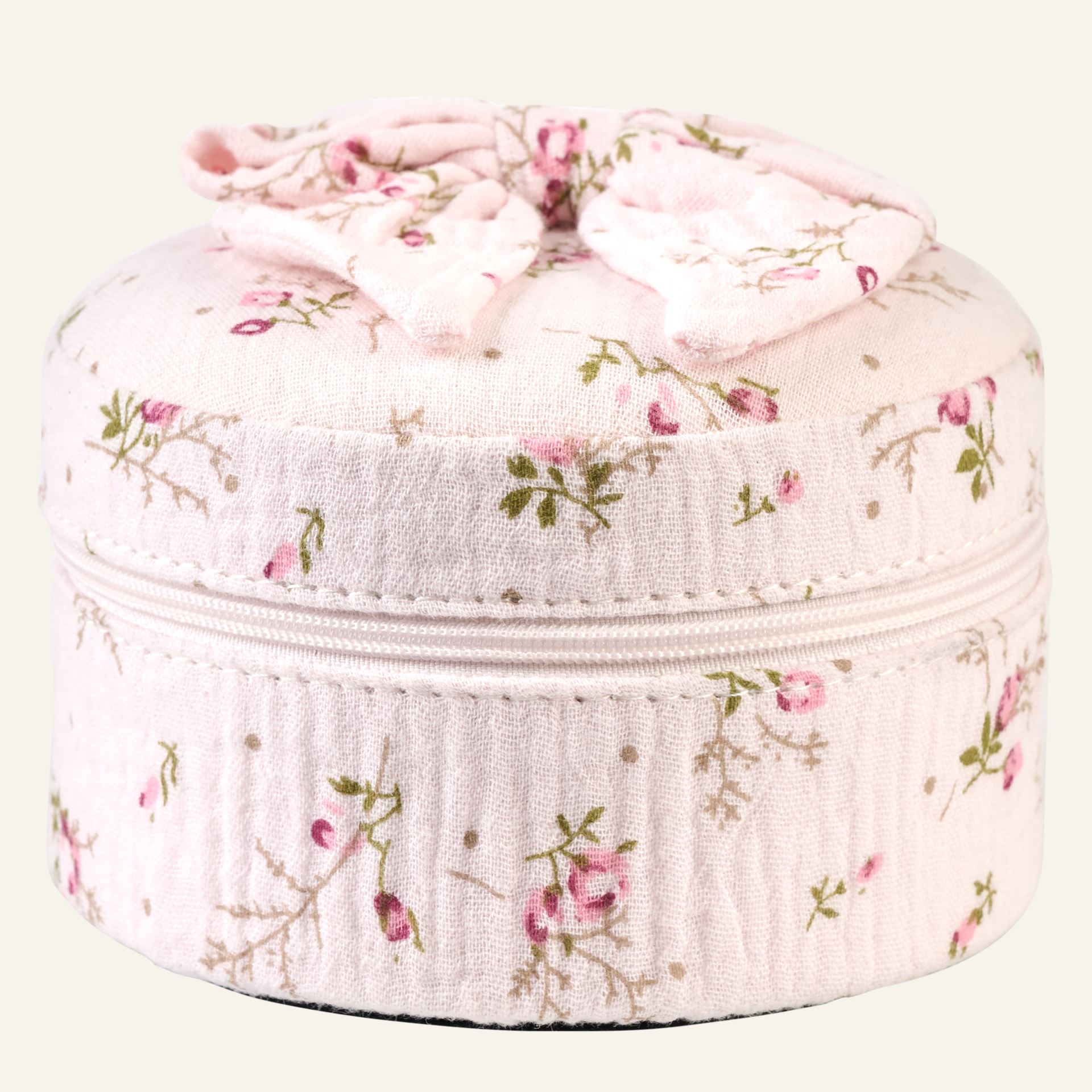 Smyckeskrin med dragkedja ljusrosa - 12x12 cm ljusrosa - 1