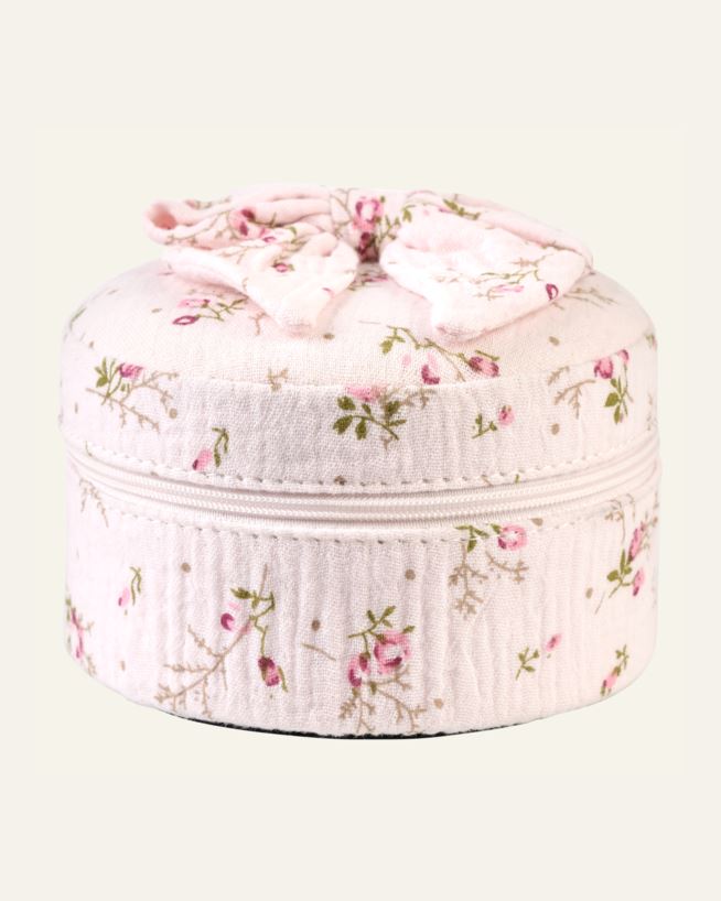 Smyckeskrin med dragkedja ljusrosa - 12x12 cm ljusrosa - 1