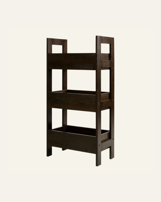 Förvaringsställ brun - 45x25x90 cm brun - 1