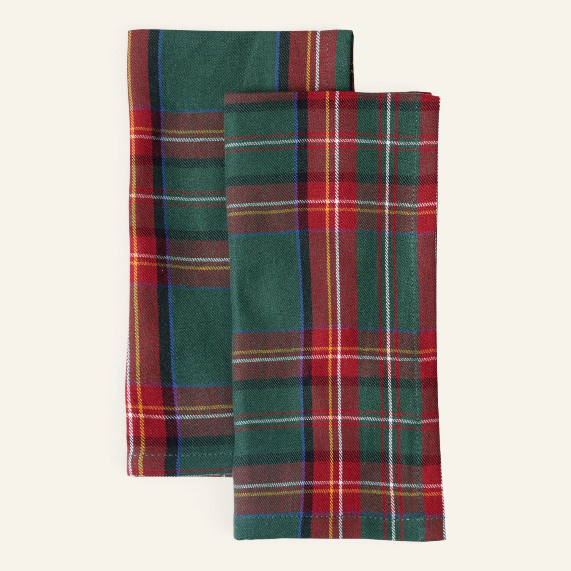 2-pack tygservett grön - 45x45 cm grön - 1