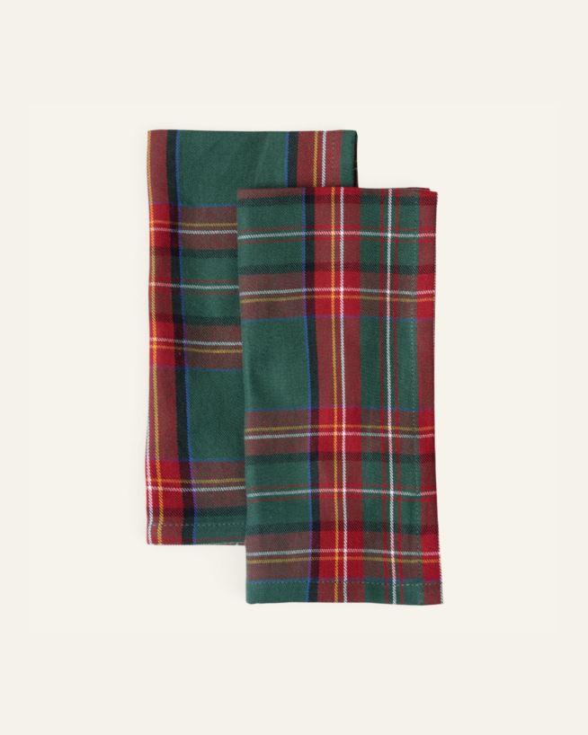 2-pack tygservett grön - 45x45 cm grön - 1