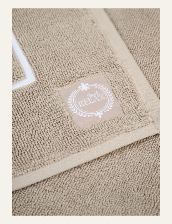 Badrumsmatta beige - 2