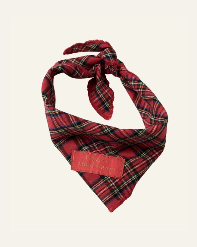 Halsduk multi/röd - 65x33 cm multi/röd - 1