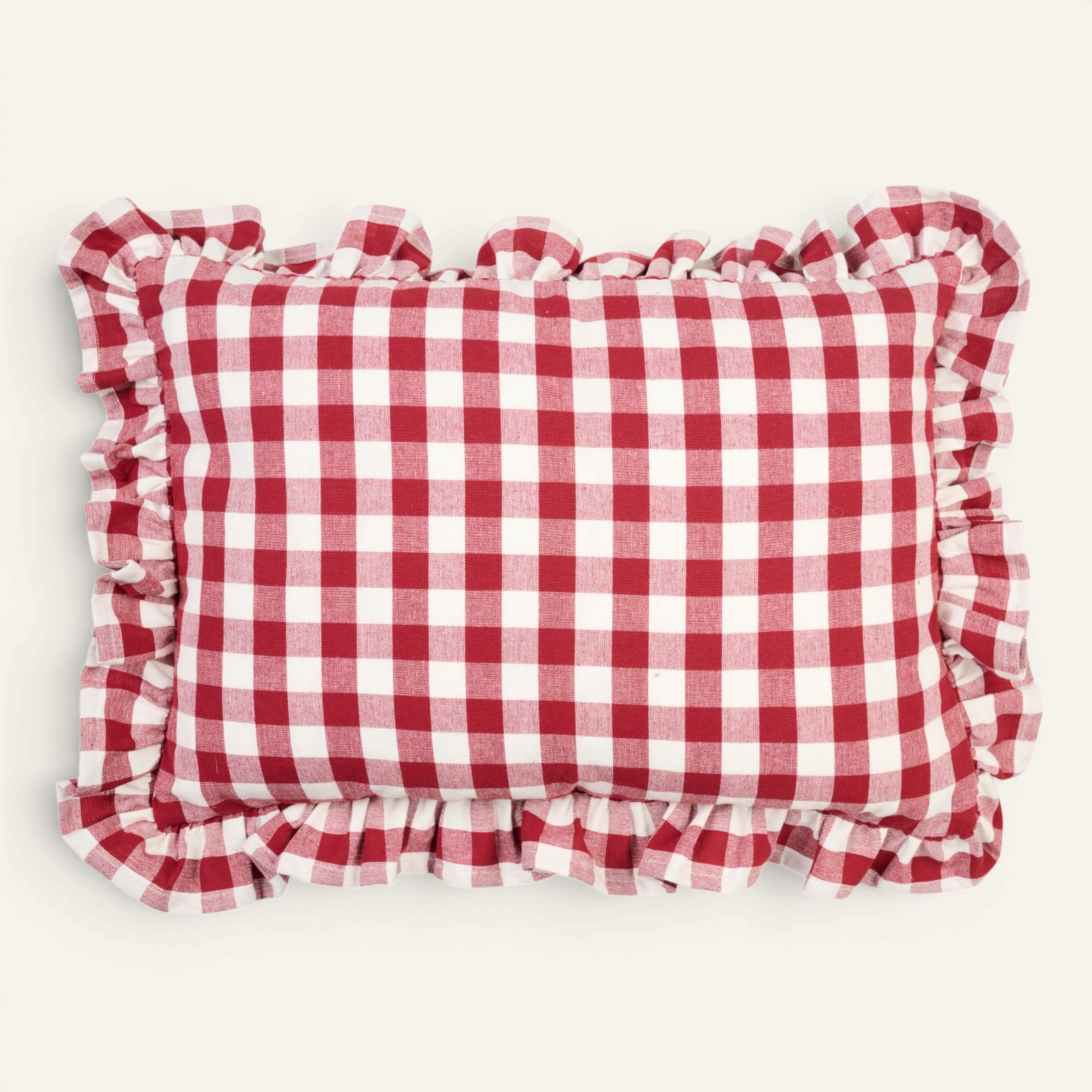 Prydnadskudde röd - 35x50 cm röd - 1
