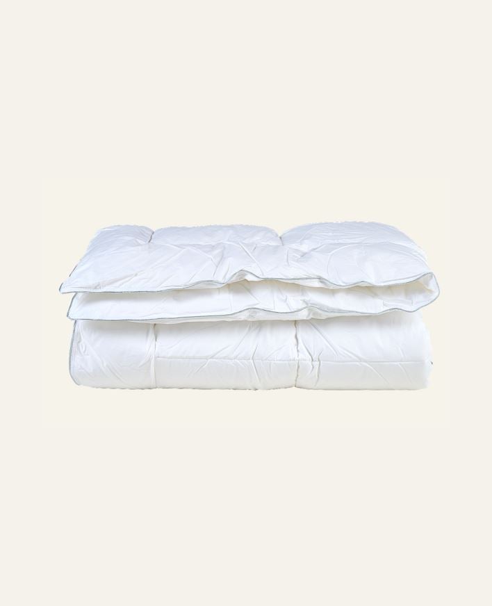 Medelvarmt fibertäcke vit - 150x210 cm vit - 1