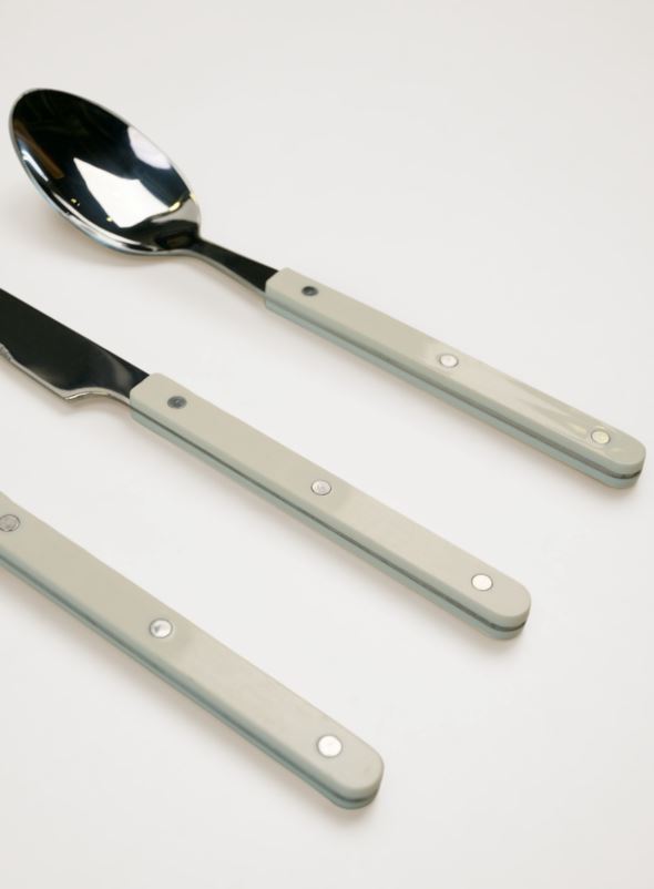 Bestick i 3 delar vit - 3