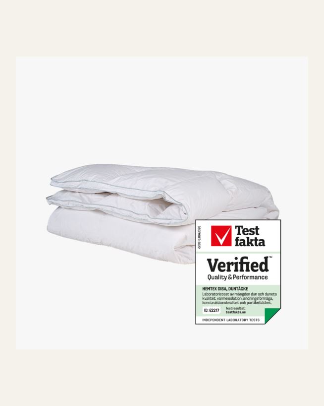 Varmt duntäcke vit - 150x210 cm vit - 1