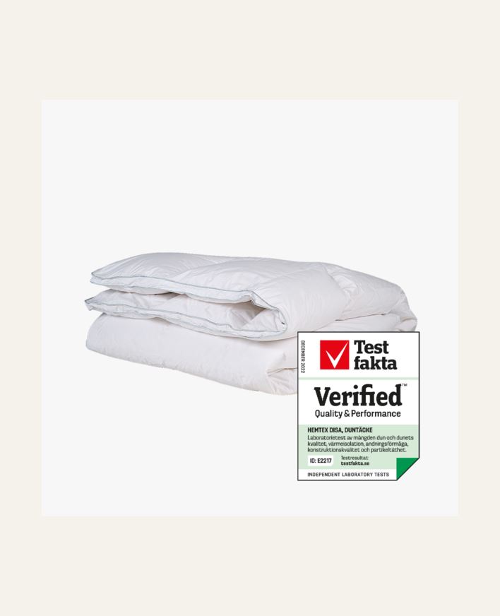 Varmt duntäcke vit - 150x210 cm vit - 1