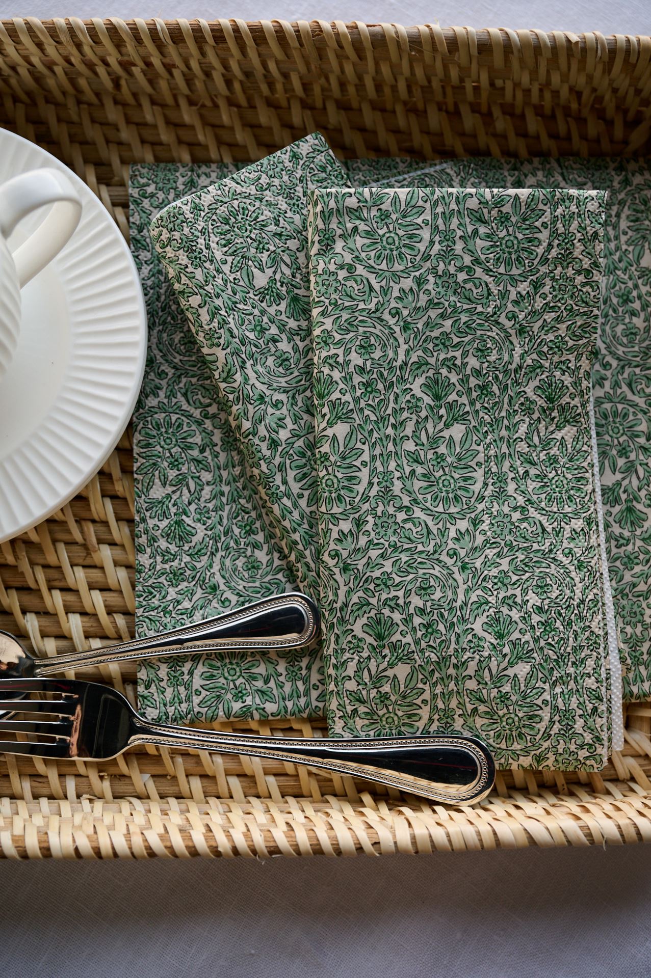 Middagsservetter multi/grön - 2