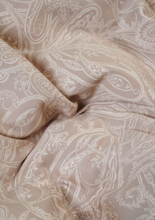 Påslakanset i egyptisk bomull satin sand - 4