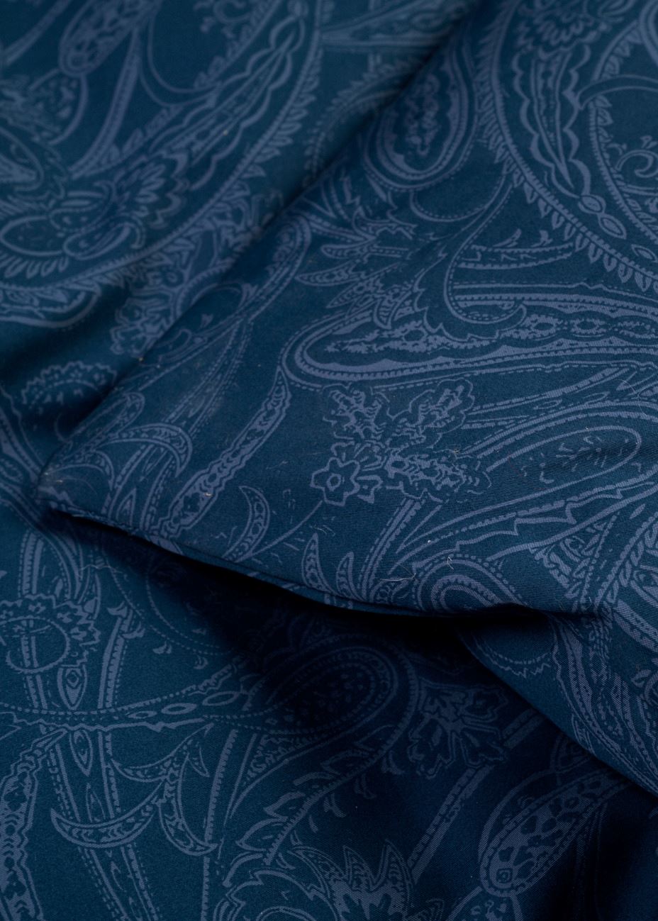 Påslakanset i egyptisk bomull satin dimblå - 3