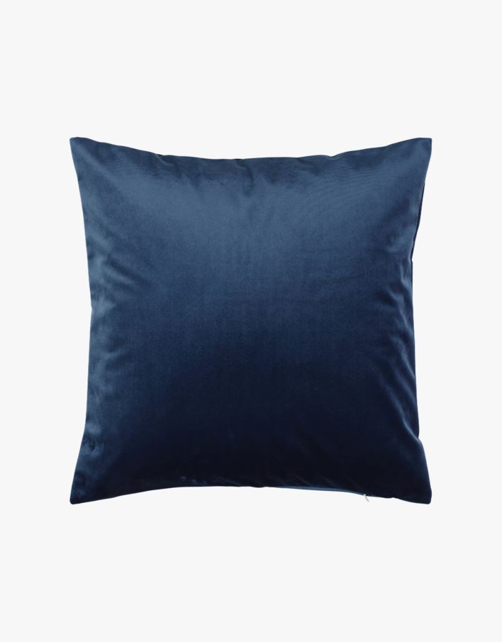 Prydnadskudde mörkblå - 50x50 cm indigoblå - 1