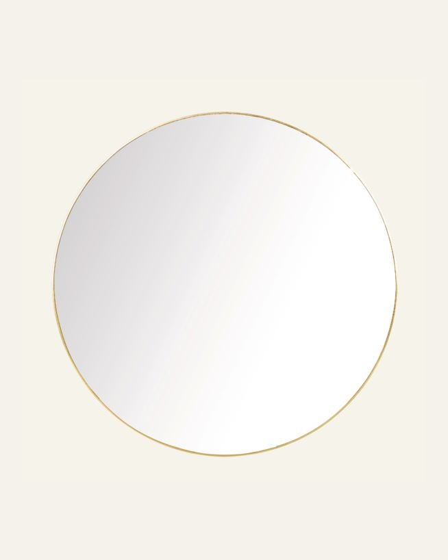 Spegel guld - ø50 cm guld - 1