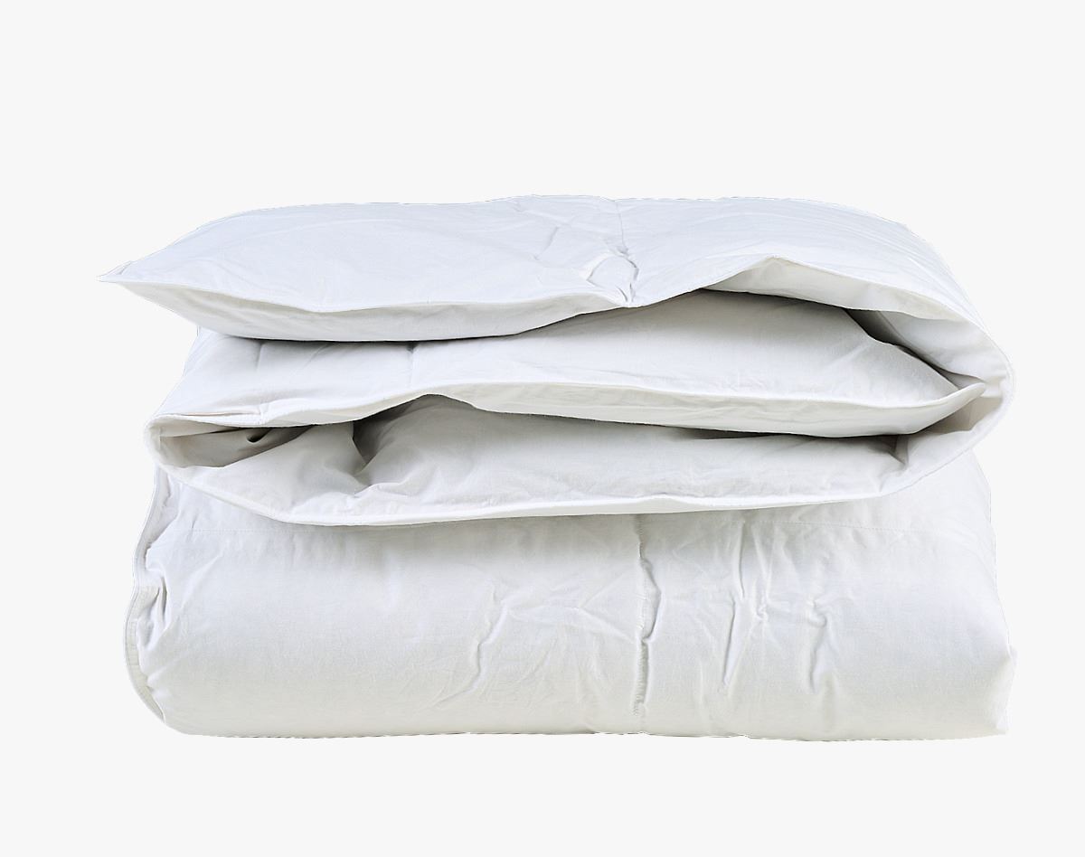 Medelvarmt duntäcke vit - 150x210 cm vit - 1