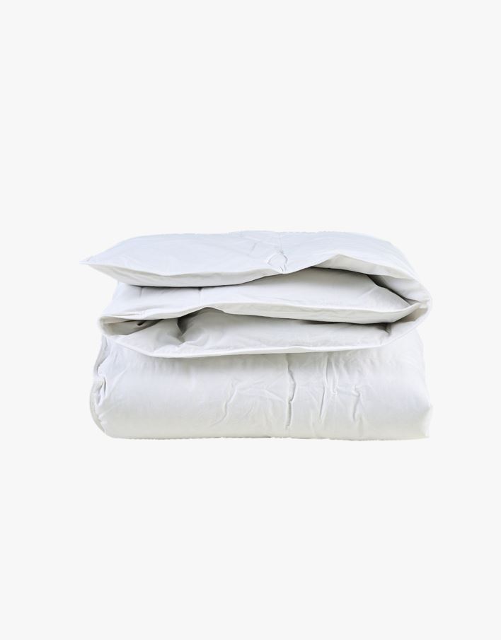 Medelvarmt duntäcke vit - 150x210 cm vit - 1